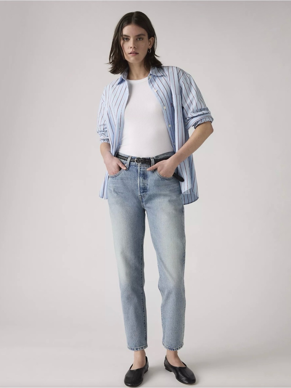 Levi’s 501® ORIGINAL CROPPED SELVEDGE WOMEN'S JEANS
